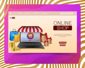 تصميم موقع متجر الكتروني